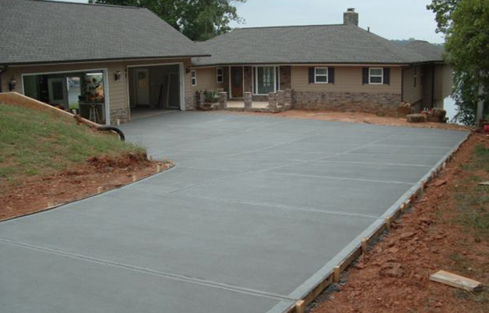 concrete patios/walkways